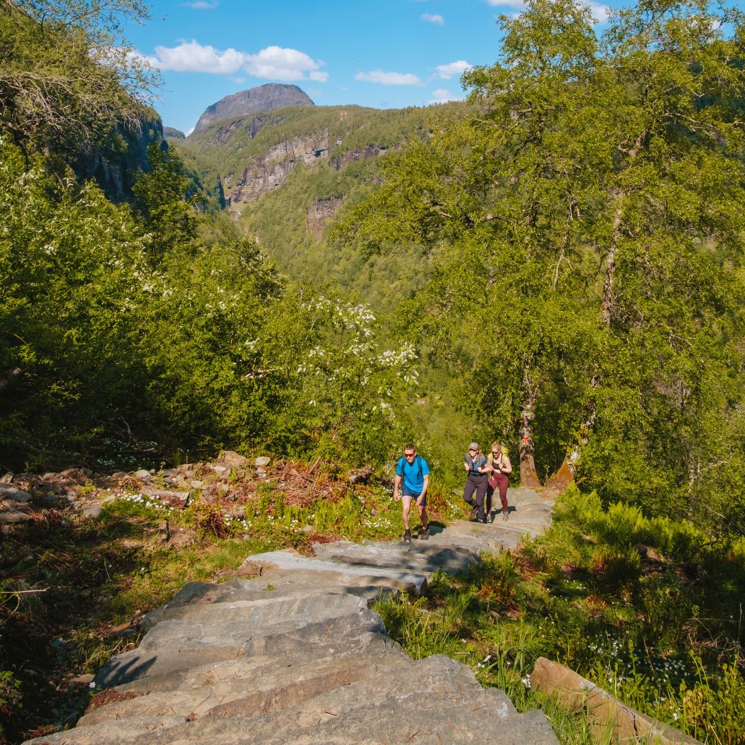 Sherpatrappene i Kvanndal