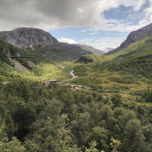 utsikt på mjølfjell